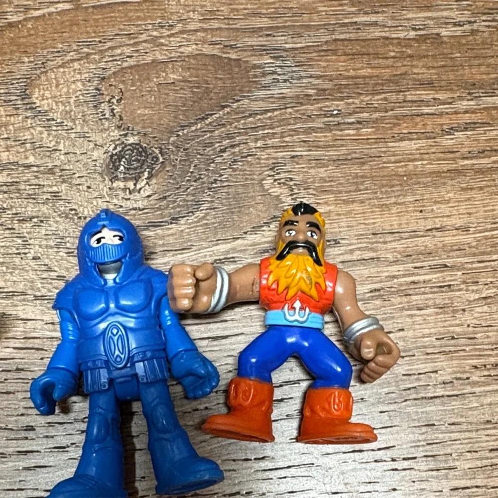 Fisher-Price Action Figures with Blue, Yellow, and Orange - Picture 7 of 10